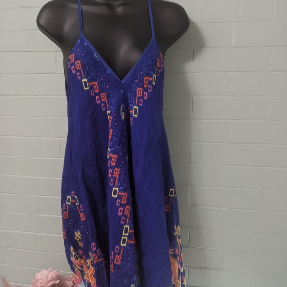 Theodore and Callum full length blue swim cover up. - Picture 7 of 9